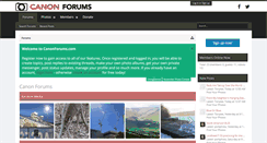 Desktop Screenshot of canonforums.com